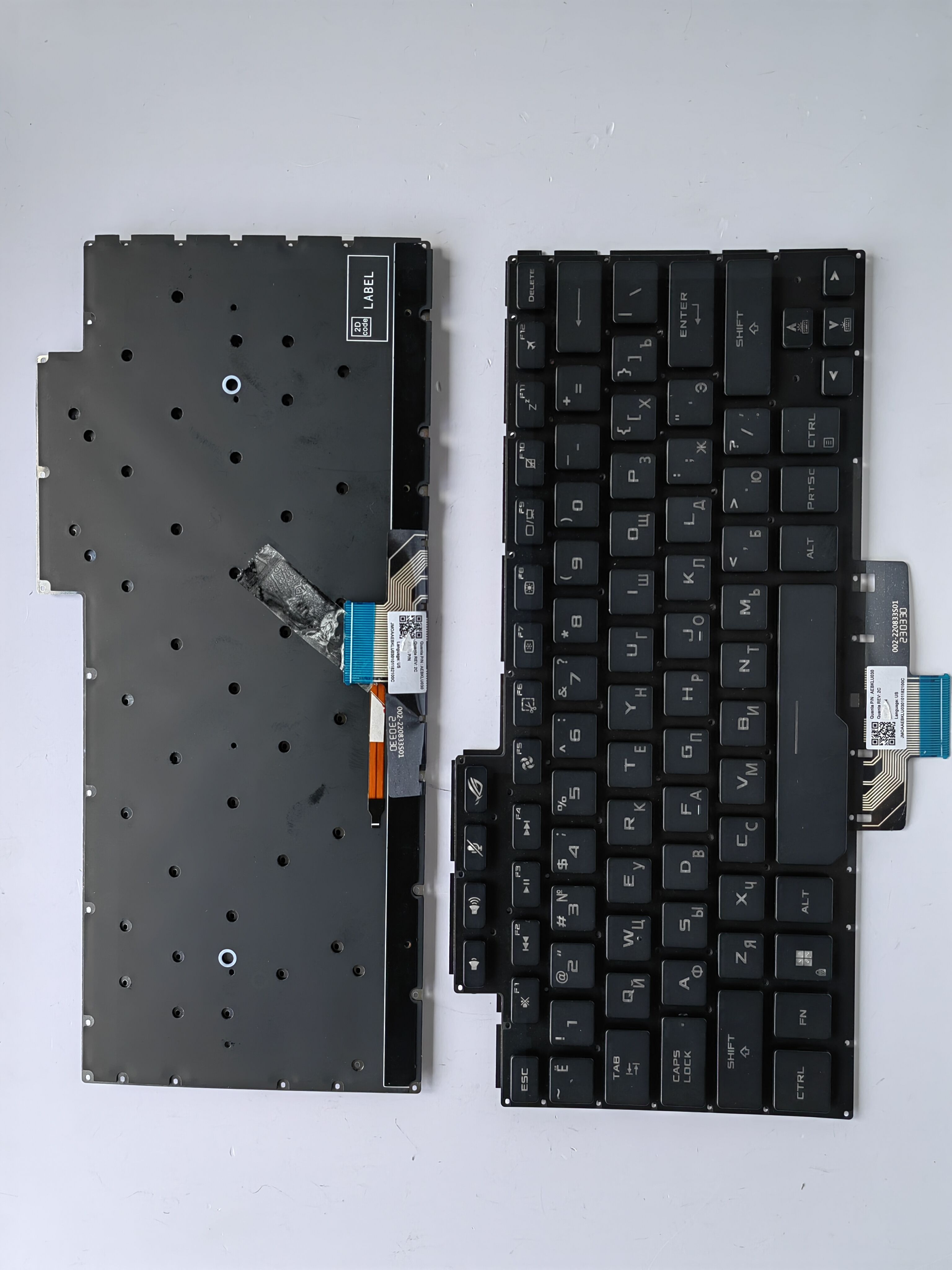 Picture of New Replacement Laptop Keyboard For ASUS GA401/G14 BLACK Backlit (OEM) RU Layout